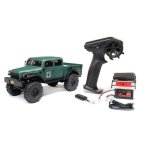 Axial AXI00007T SCX24 Dodge Power Wagon 4WD Rock Crawler Brushed RTR Grün