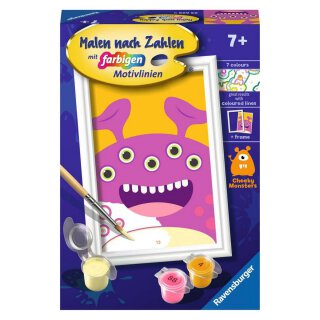 Ravensburger 23629 Malen nach Zahlen Lila Monster Ab 7 Jahre