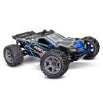 Traxxas 67164-4 Rustler 4x4 BL-2S Brushless 1:10 4WD Stadium Truck Clipless Blau