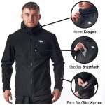 Valkental Softshelljacke Funktionale & reflektierende Softshelljacke - Herren