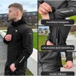 Valkental Softshelljacke Funktionale & reflektierende Softshelljacke - Herren