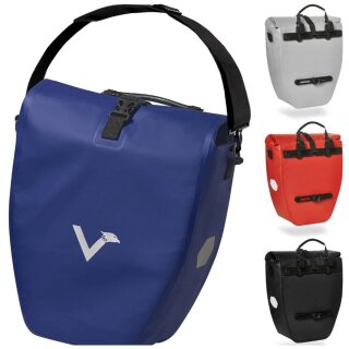ValkBasic - wasserdichte Gepäckträgertasche - Blau