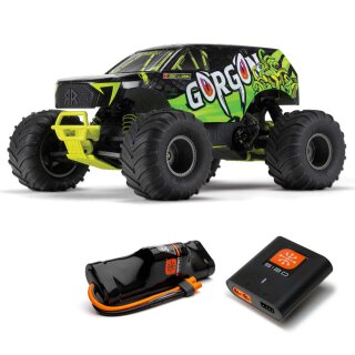 Arrma 3230ST1 1/10 GORGON 4X2 MEGA 550 Brushed Monster Truck RTR Gelb