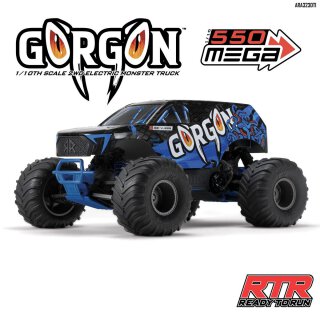 Arrma 3230T1 1/10 GORGON 4X2 MEGA 550 Brushed Monster Truck RTR