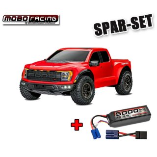 Traxxas 101076-4 Ford Raptor-R 4x4 VXL Pro-Scale RTR Brushless + 3S Akku Rot