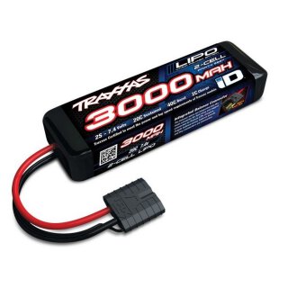 Traxxas 2827X LiPo Power Cell 3000mAh 7,4V 2s 20C mit iD-Stecker