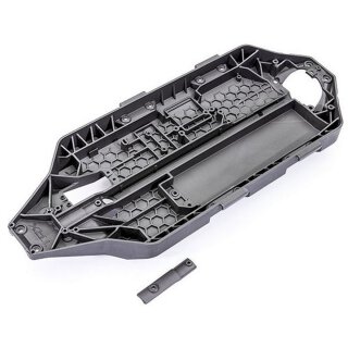 Traxxas 10122 Chassis, Adapter & Zentral-Kardan-Abdeckung für Raptor R 4x4