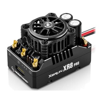 Hobbywing HW30113400 Xerun XR8 Pro G3 Brushless Regler 200A, 2-4s LiPo, BEC 6A