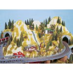 NOCH 80100 Fertiggelände “Silvretta” H0 220x140cm ca. 52cm hoch