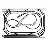 NOCH 80100 Fertiggelände “Silvretta” H0 220x140cm ca. 52cm hoch