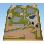 NOCH 84320 Anbauteil rechts N,Z 69x100cm, ca.21cm hoch