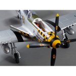 DERBEE DB003PG P-51D Mustang Warbird PNP gelb - 75cm