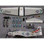 DERBEE DB006PG A1 Skyraider Warbird PNP grau - 80cm