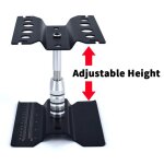 mobo-racing Car-Stand höhenverstellbar 360°drehbar Arbeitsständer 1/8 1/10 hellblau