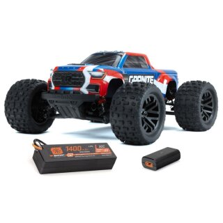 Arrma ARA2102 1/18 Granite Grom Mega 380 Brushed 4X4 RTR mit Akku und Lader blau