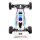 LOSI LOS01024T2 1/16 Mini-B 2WD Buggy Brushless RTR Blau