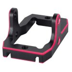 Traxxas TRX-4M Upgrade-Part: Alu-Servohalterung (ersetzt TRX9739) - rot/schwarz