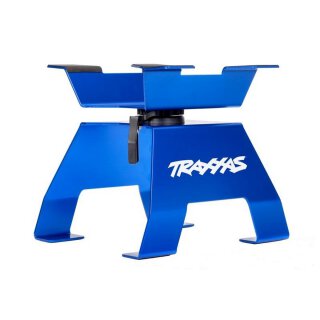 Traxxas 8797-BLUE Auto-Stand Aluminium für X-Maxx und XRT Blau