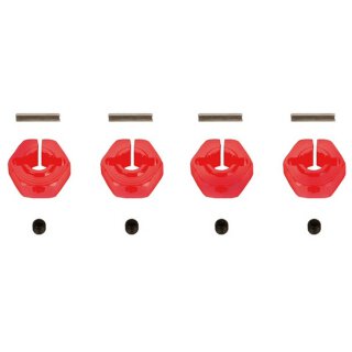 T2M T422572R Alu Radmitnehmer rot 1/10 12mm