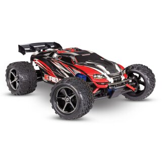 Traxxas 71054-8 E-Revo 1:16 brushed Monster RTR inkl. Akku + USB-Lader - rot