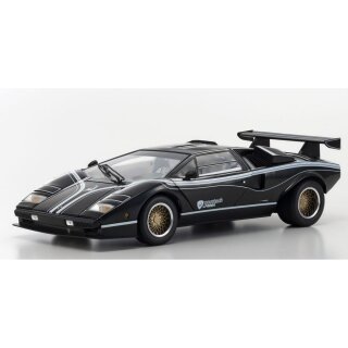Kyosho KS08320C 1:18 Lamborghini Countach LP5000 Quattrovalvove Black/Weiß