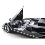 Kyosho KS08320C 1:18 Lamborghini Countach LP5000 Quattrovalvove Black/Weiß