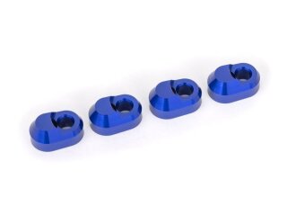 Traxxas 7743-BLUE Querlenkerstifte-Halter (4) Alu X-Maxx, XRT, Maxx blau