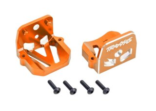 Traxxas 7760-ORNG Motorhalter v/h Alu orange