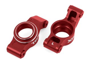 Traxxas 7852-RED Radträger für Radachsen hinten l/r Alu rot