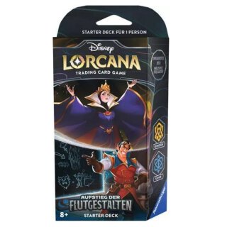 Ravensburger 98236 Disney Lorcana: Aufstieg der Flutgestalten - Starter Deck Bernstein und Saphir