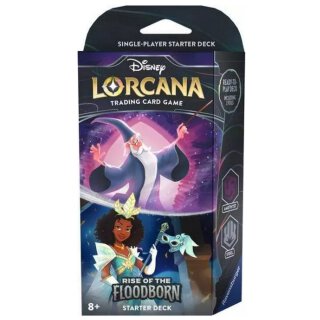 Ravensburger 98239 Disney Lorcana: Aufstieg der Flutgestalten - Starter Deck Amethyst und Stahl (ENG)