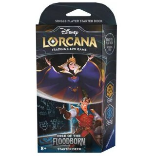 Ravensburger 98235 Disney Lorcana: Aufstieg der Flutgestalten - Starter Deck Bernstein und Saphir (ENG)