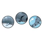 Amewi 26087 Sharky, der blaue Hai 4-Kanal, 2,4GHz RTR