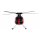 Amewi 25334 AFX MD500E Zivil brushless 4Kanal 325mm Helikopter 6G RTF rot/silber