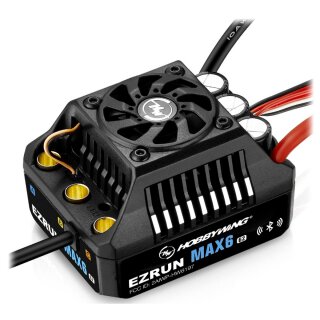 Hobbywing HW30105100 Ezrun MAX6 G2 Regler 200 Amp, 3-8s LiPo, BEC 8A
