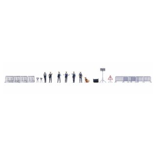 NOCH 16260 Figuren-Themenwelt „Polizeieinsatz” Spurweite H0