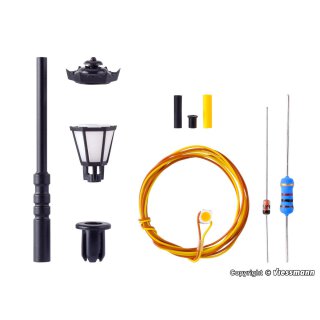 Viessmann 6720 H0 Bausatz Parklaterne, LED warmweiß