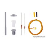 Viessmann 6721 H0 Bausatz Straßenleuchte, LED...