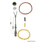 Viessmann 6728 H0 Bausatz Einheits-Gaslaterne grün,...