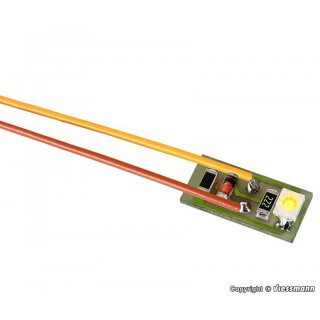 Viessmann 6007 Hausbeleuchtung mit 1 LED gelb, 10 Stück