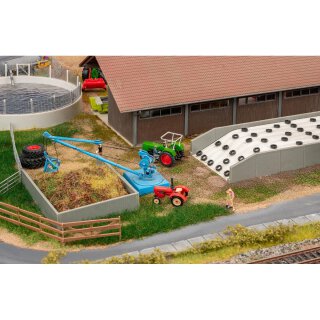 Faller 130678 Fahrsilo und Misthaufen mit Kran Spurweite H0