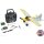EZ-Wings Mini Cub RTF Gelb 450mm 1+1 Li-Po Battery USB Ladegerät