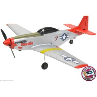 EZ-Wings Mini P-51 Mustang RTF 450mm 1+1 Li-Po Battery USB Charger