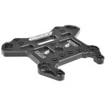 Team Corally C-00180-1212 Dämpferbrücker-Kagama vorne 7075 T6 6mm schwarz