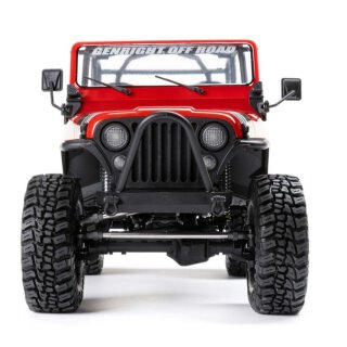 Axial AXI03008T1 1/10 SCX10 III Jeep CJ-7 4WD Brushed RTR, Rot