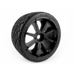 HPI H160508 Racing Mounted Phaltline Tire on 3256 Blast Black Wheel