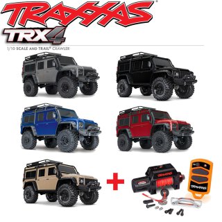 Traxxas 82056-4 TRX-4 Land Rover Defender Crawler 1:10 2,4GHz - Inkl Seilwinde