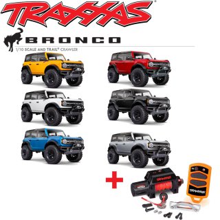 Traxxas 92076-4 TRX-4 2021 Ford Bronco RTR 1/10 4WD Crawler - Inkl Seilwinde