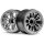 HPI H120136Racing 6-SHOT ST WHEEL (SILVER/2PCS)