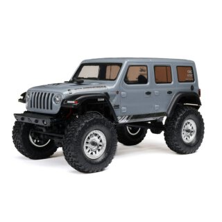 Axial AXI00002V3T3 1/24 SCX24 Jeep Wrangler JLU 4X4 Crawler Brushed RTR grau